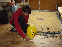 Instabilit� fonci�re d'un ballon piriforme