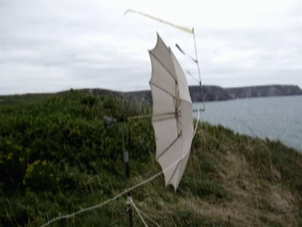 Etonant stabilit� du parapluie