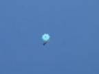 Vol de la Bad 330; Fus�e � eau � parachute. Chute water-rocket