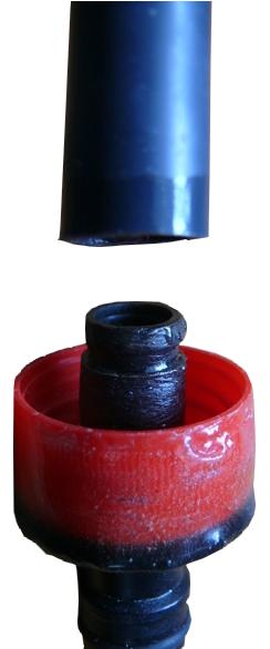 Raccord � joint torique de l'aqueduc sur la tuy�re