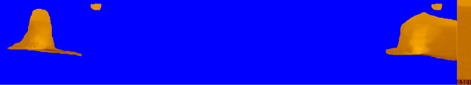 Ecran Bleu av partie fixe