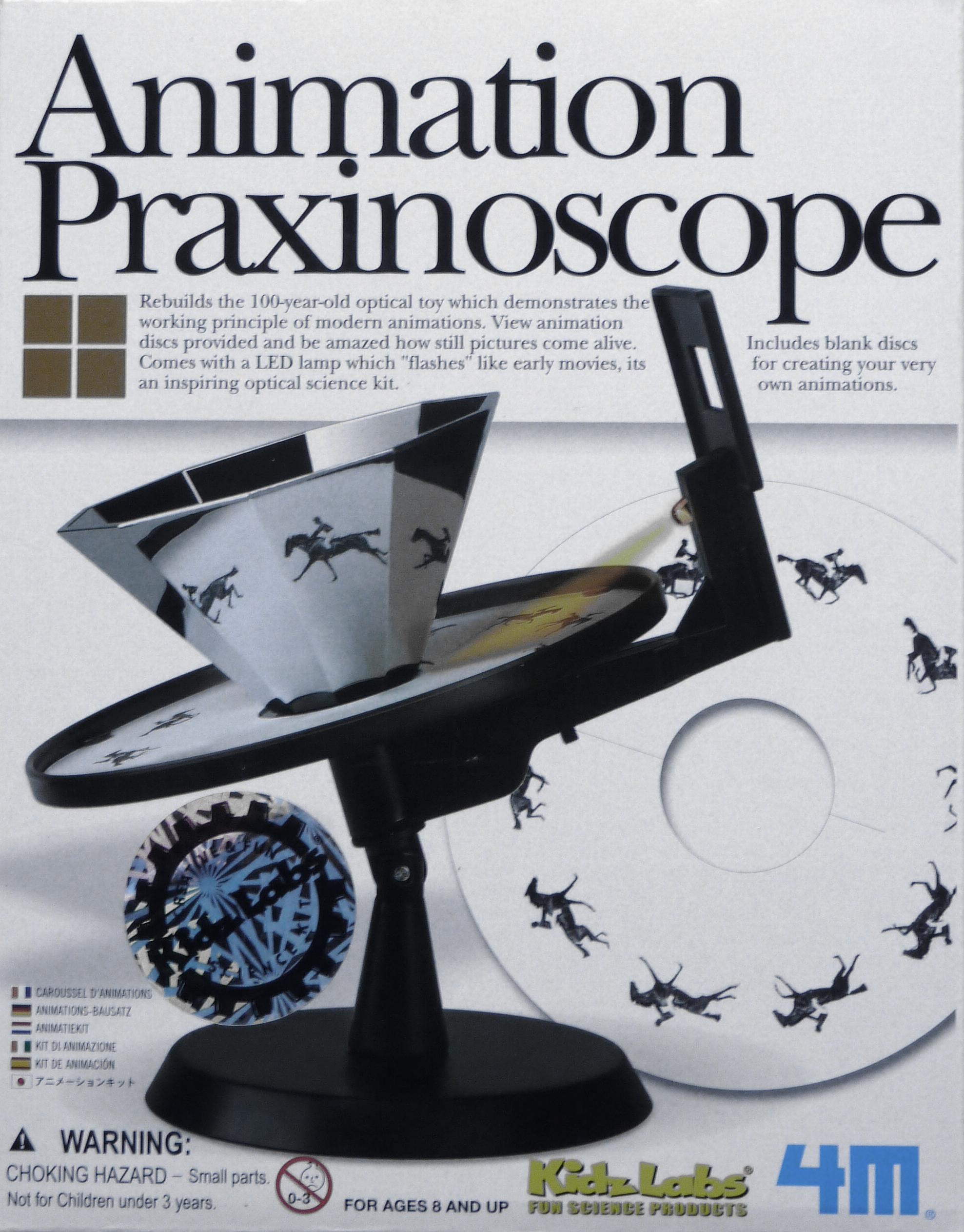 Bote du praxinoscope du commerce
